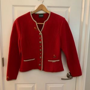 Red Geiger jacket …size 40